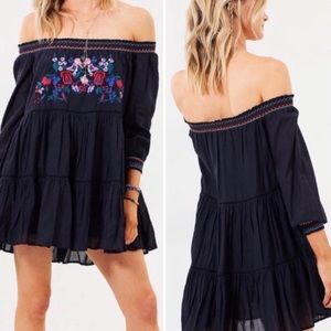 NWT Free People Sunbeams Mini Dress